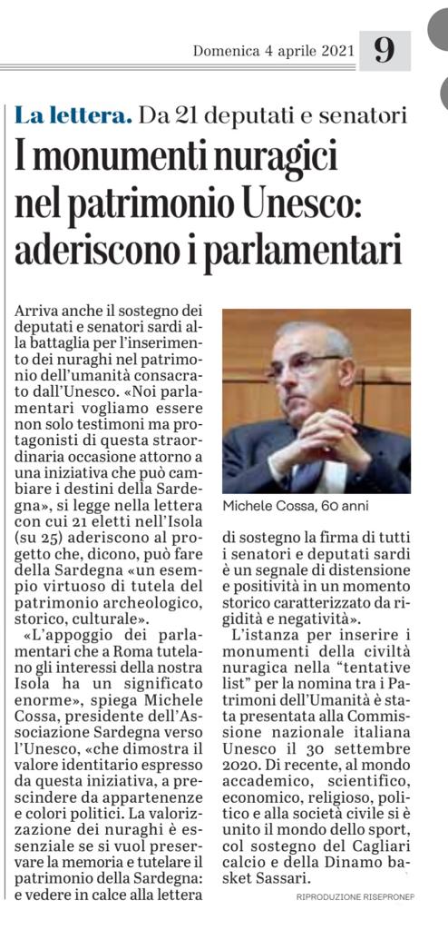 I monumenti nuragici nel patrimonio Unesco: adesiscono i parlamentari
