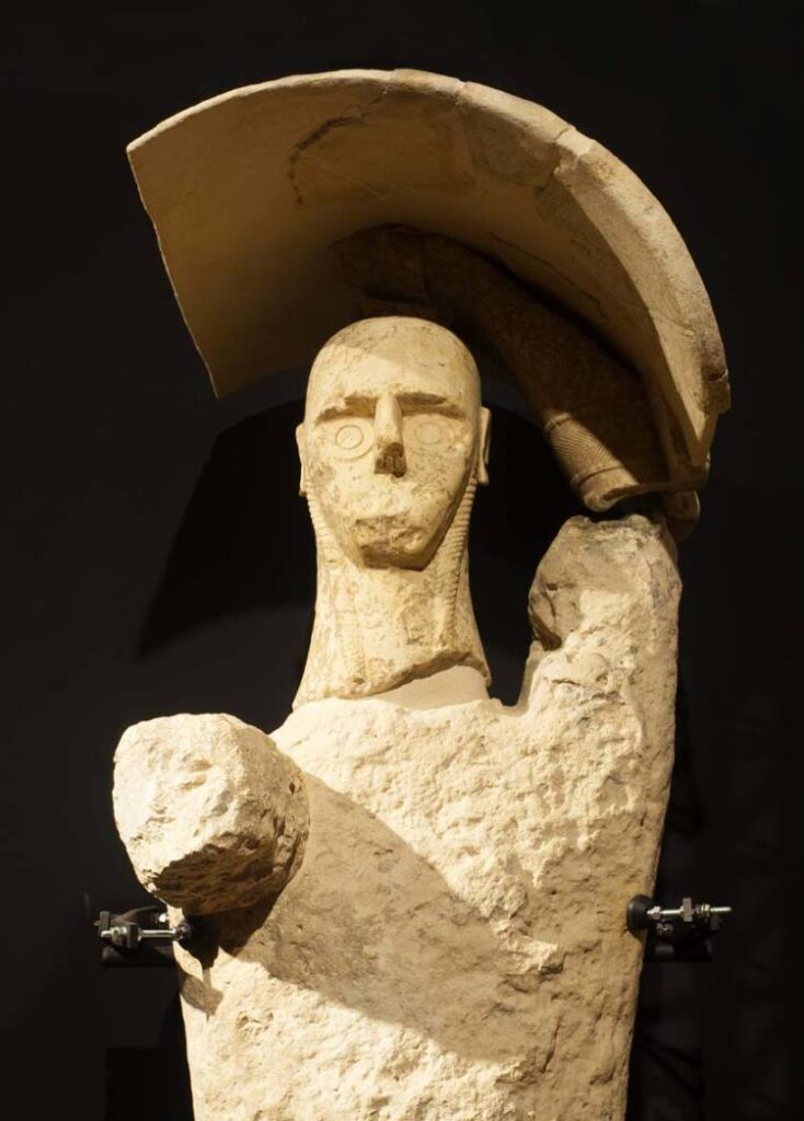 16a : Nuragic village of Muru Mannu, Nuraghe Cannevadosu, G.Marongiu Museum - Cabras