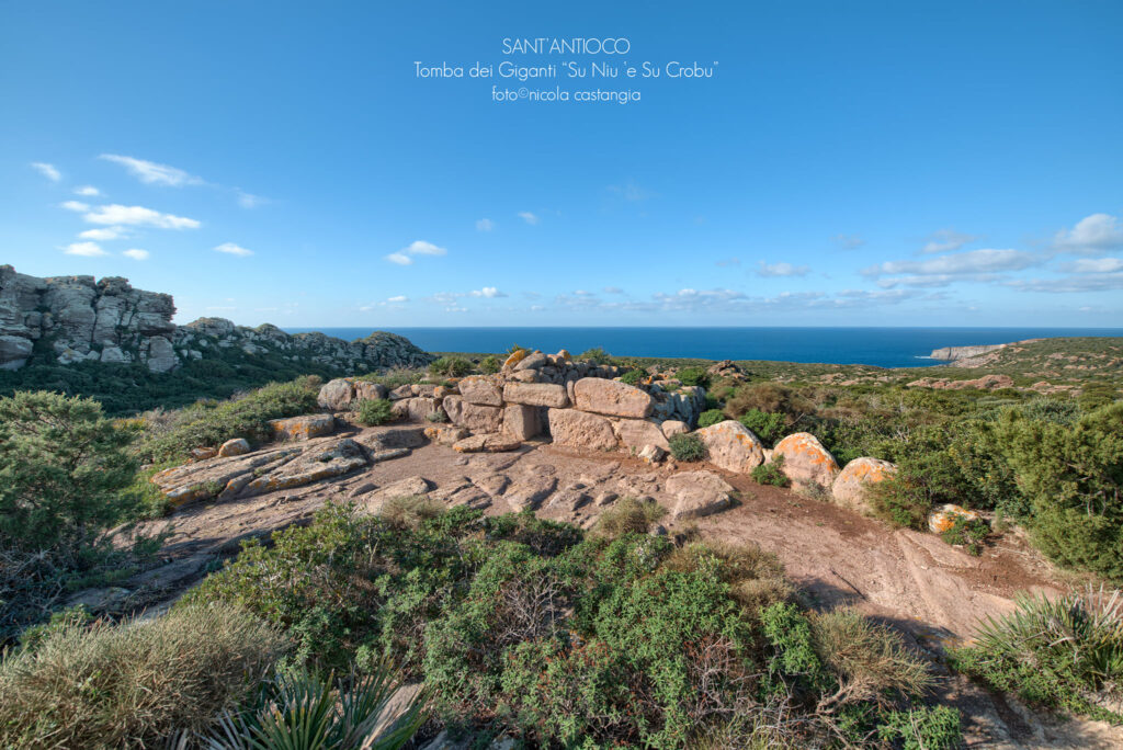 111.2 E 112.2: Giant's Tomb Su Niu ‘e su Crobu and Nuragic Village Grutti Acqua – Sant’Antioco