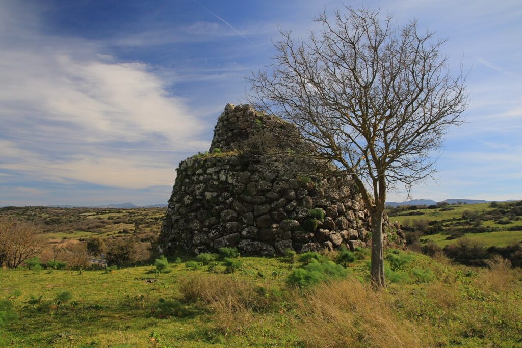 The nuraghe Orgono in Ghilarza