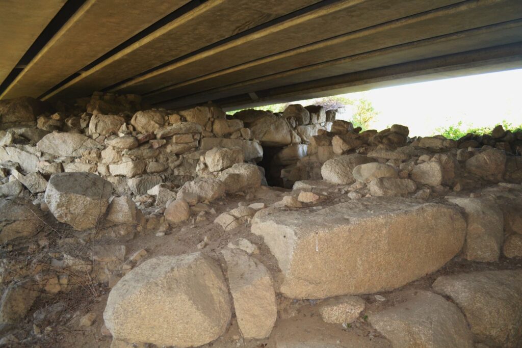 The nuraghe Belveghile of Olbia