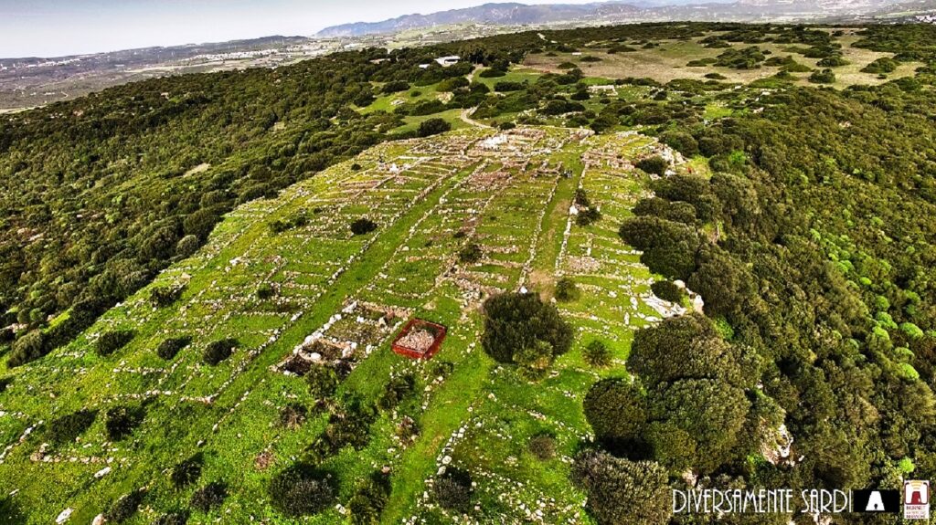 The nuraghe Sirai of Carbonia