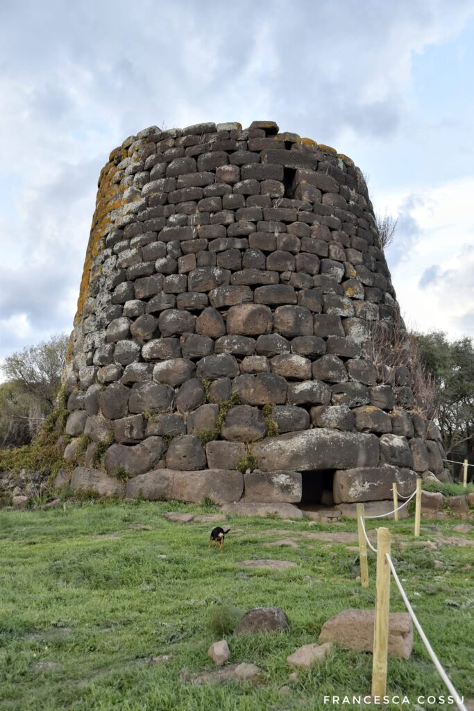 The entrance to the nuragic tower