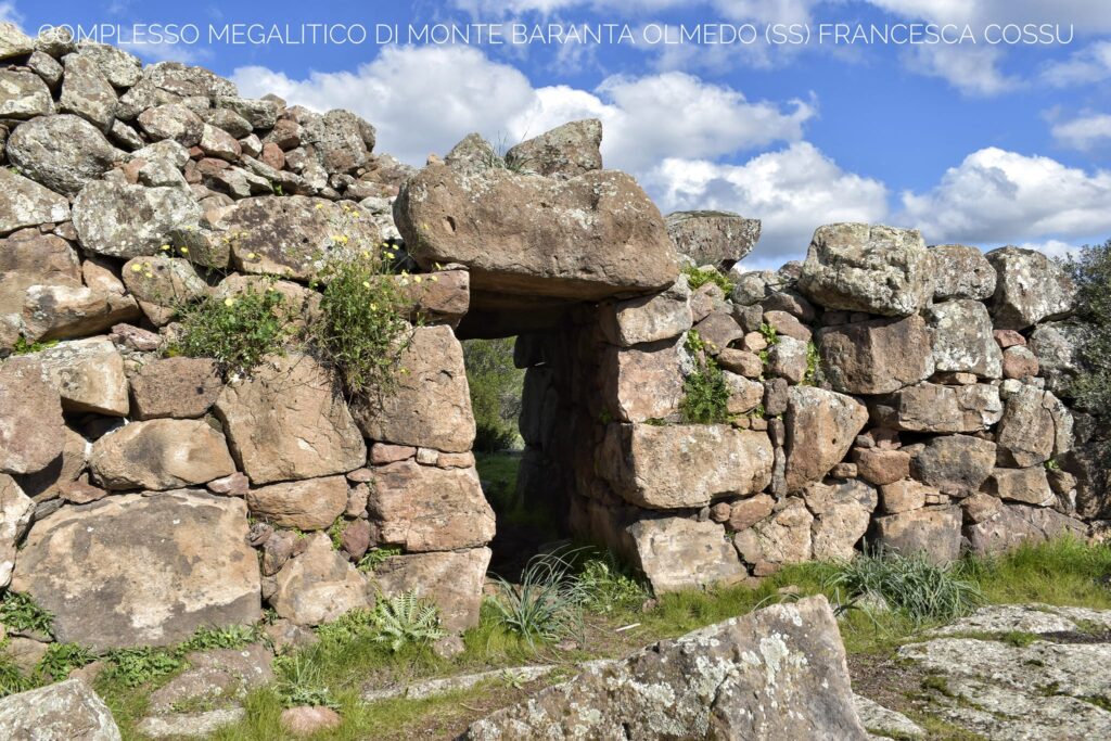 The nuragic complex of Monte Baranta in Olmedo