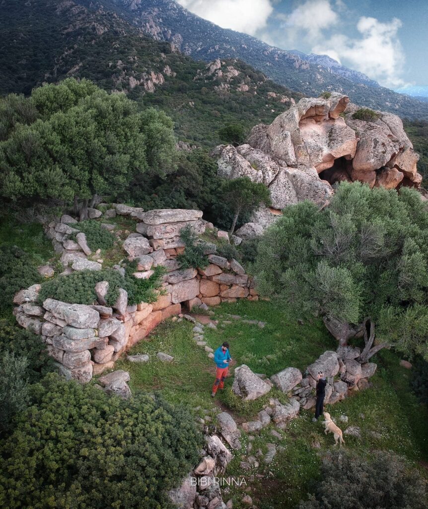 The giant's tomb of Barrancu Mannu in Santadi