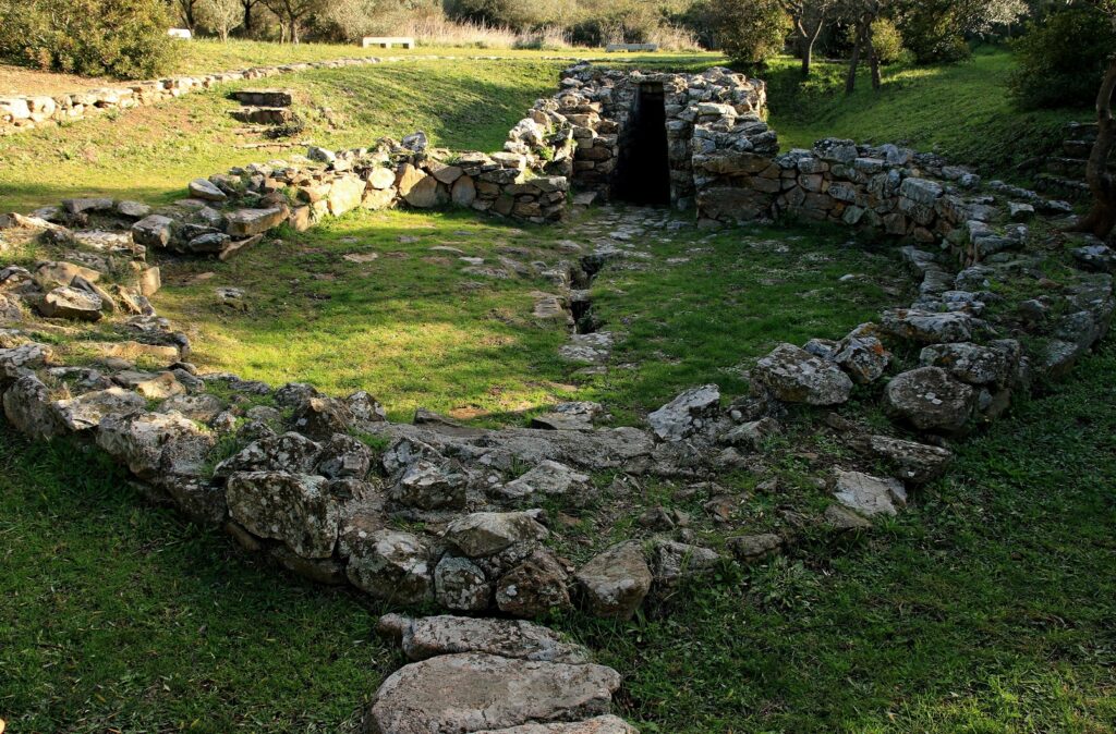 The sacred well Sa Testa in Olbia