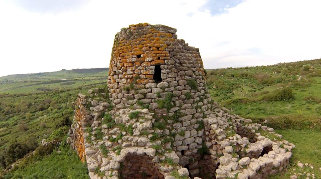 The nuraghe Santa Barbara in Macomer