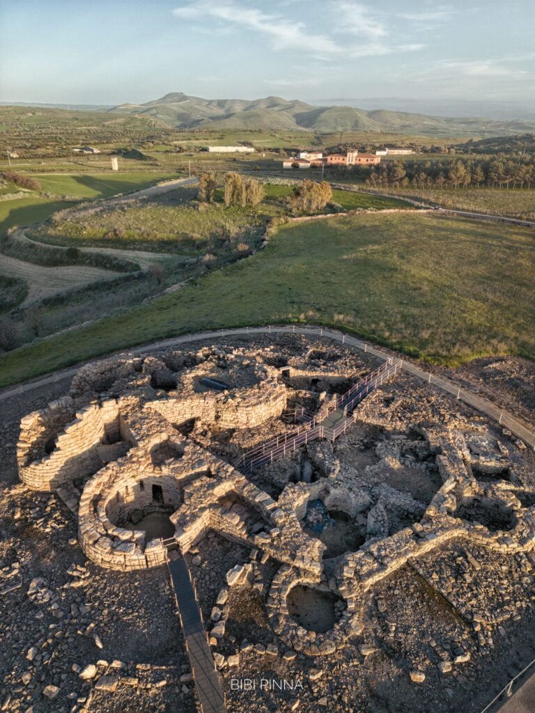 The nuraghe Su Mulinu in Villanovafranca