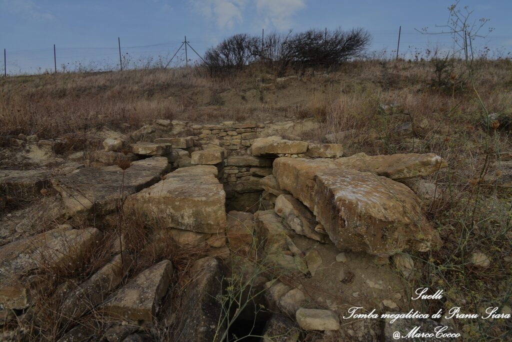 The megalithic burial site of Pranu Siara in Suelli
