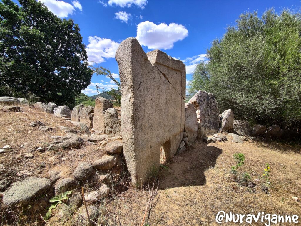 The tomb of giants S'Altare 'e Logula in Sarule