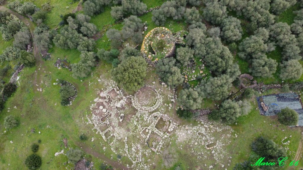 The nuragic settlement of Santa Barbara di Turre in Bauladu.