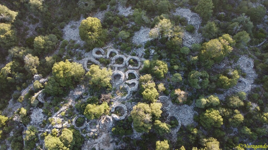 The nuragic settlement of Or Murales in Urzulei