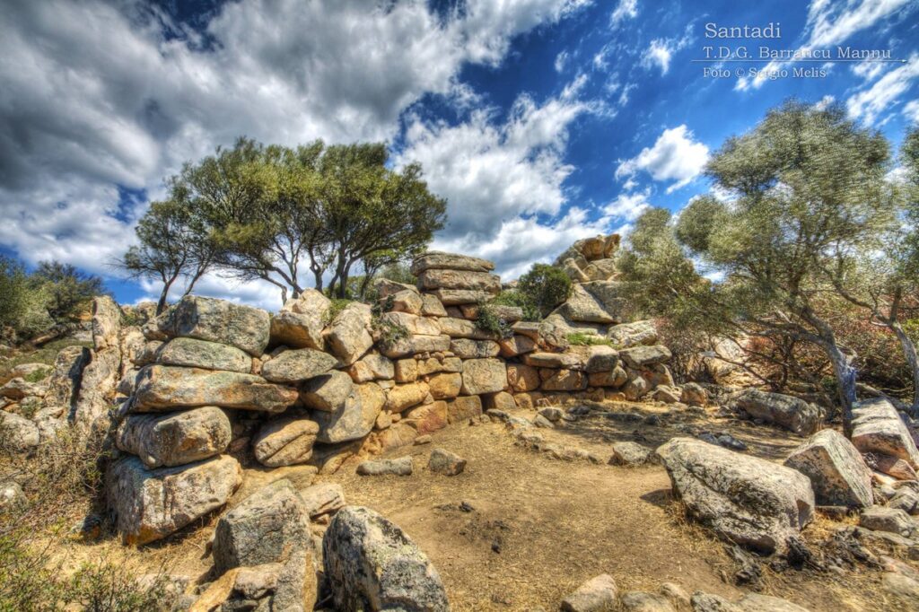 The tomb of giants of Barrancu Mannu in Santadi