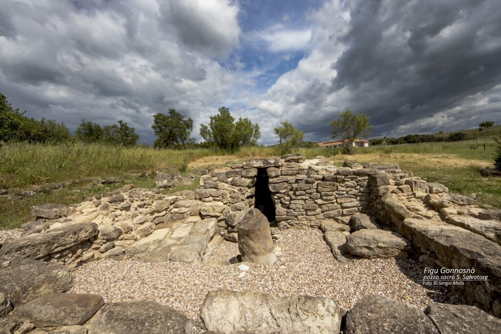 The sacred well of San Salvatore or Santu Sarbadoi in Gonnosnò